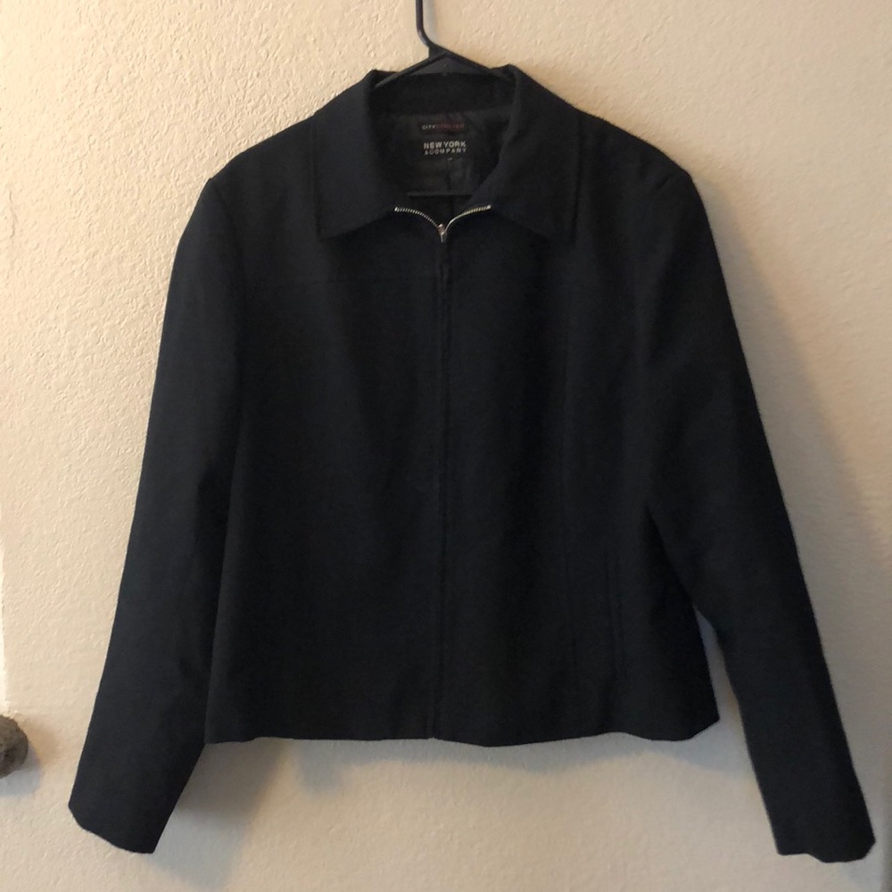 New York & Company Zip Up Jacket